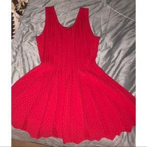 Gianni Bini Dillard’s red form fitted dress